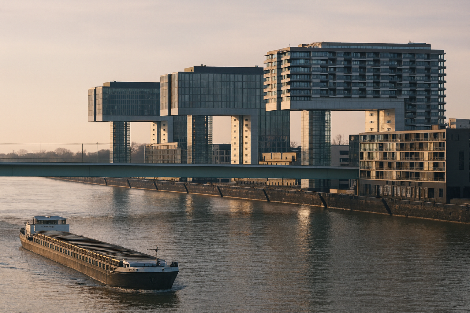 Büro der Generalagentur im Kölner Rheinauhafen